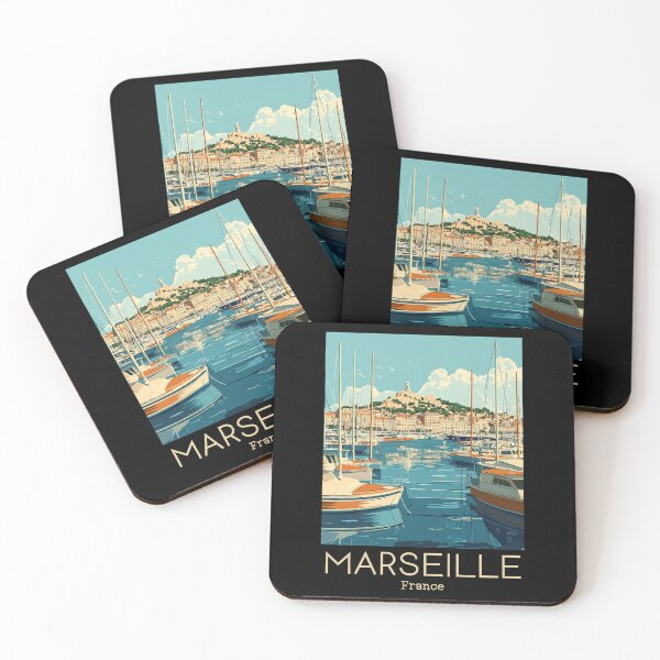Item preview, A Vintage Travel Poster of Marseille - France  designed and sold by GoodOldVintage.