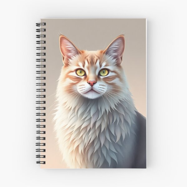 Item preview, Fluffy Cat with Bright Yellow Eyes designed and sold by GaricDrawsob.