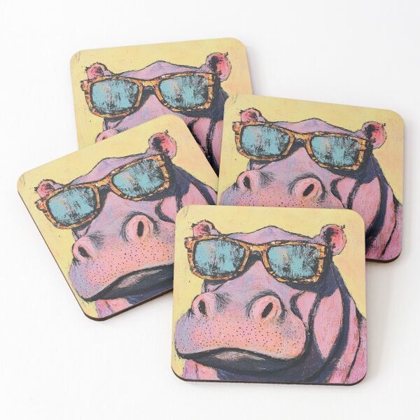 Item preview, Hippy Hippo Hipsterly Hippin' designed and sold by XYZish.
