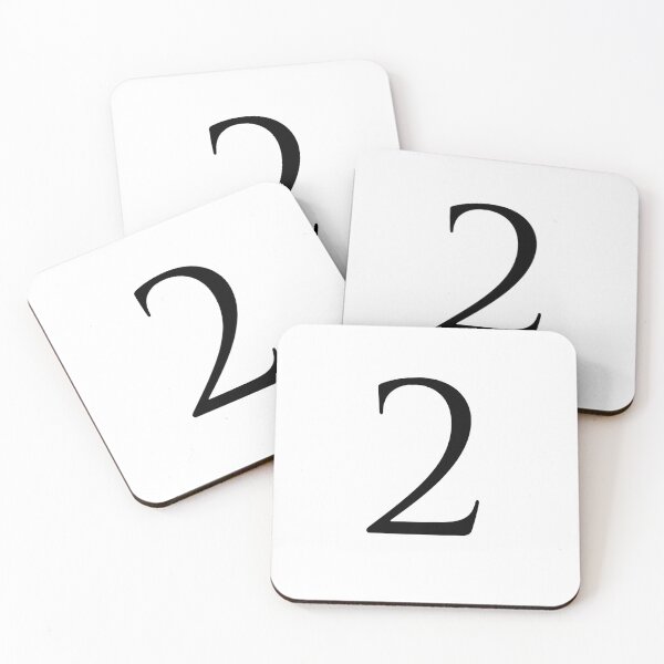 Item preview, Number Two / 2 - Stylish Serif Font (Black) designed and sold by STUDIO-72.
