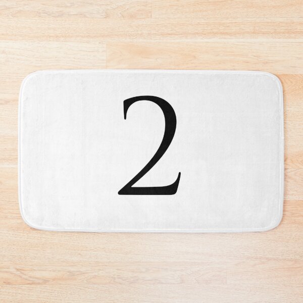 Item preview, Number Two / 2 - Stylish Serif Font (Black) designed and sold by STUDIO-72.