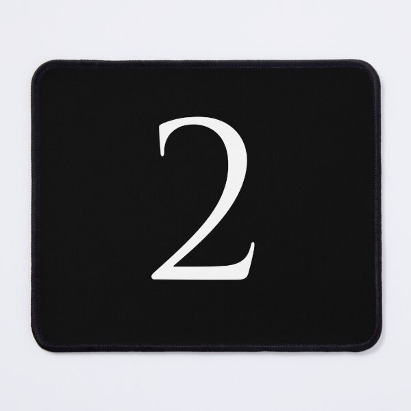 Item preview, Number Two / 2 - Stylish Serif Font (White) designed and sold by STUDIO-72.