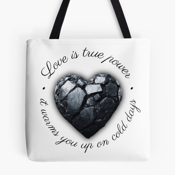 Item preview, Corazón de carbón “El amor es verdadero poder” – calienta (v.2) designed and sold by All43.