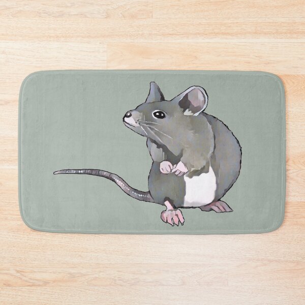 Item preview, Cute Little Grey Mouse, Digital Art, Freehand Illustration designed and sold by JoyfulWhimsy.