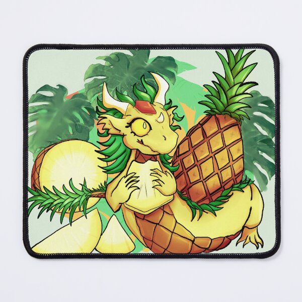 Item preview, pineapple dragon designed and sold by Inkhandsloreheart.