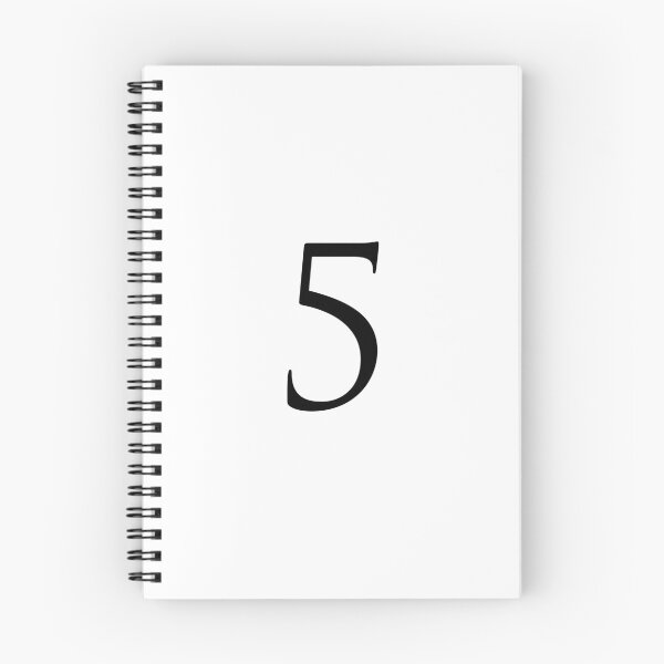 Item preview, Number Five / 5 - Stylish Serif Font (Black) designed and sold by STUDIO-72.