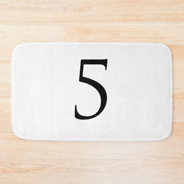 Item preview, Number Five / 5 - Stylish Serif Font (Black) designed and sold by STUDIO-72.