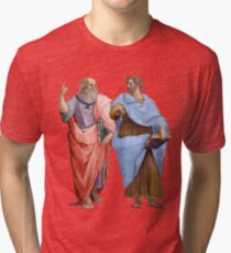Plato und Aristoteles Vintage T-Shirt