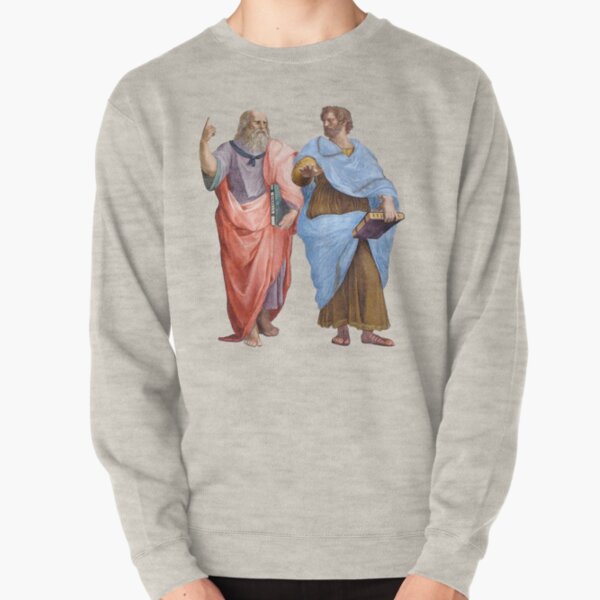 Plato and Aristotle Pullover Sweatshirt