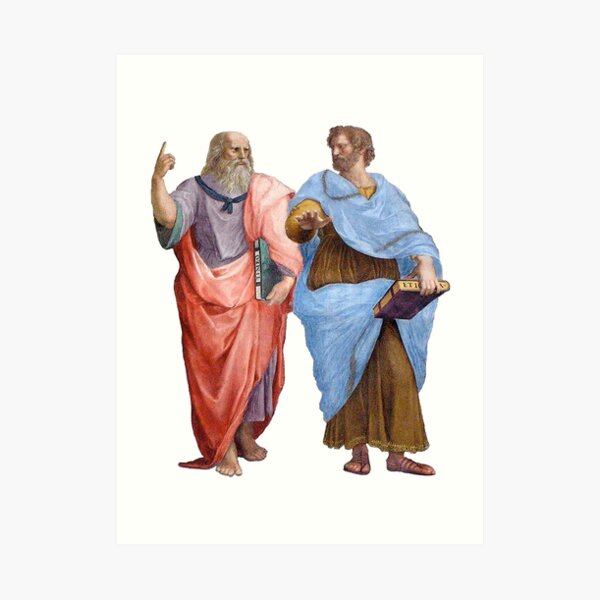 Plato and Aristotle Art Print