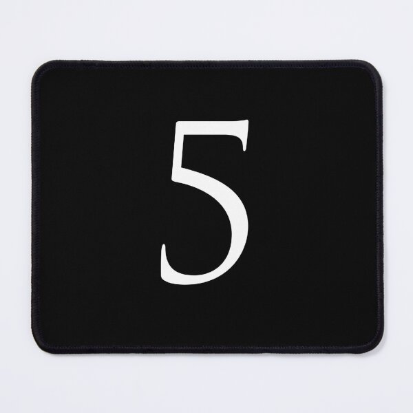 Item preview, Number Five / 5 - Stylish Serif Font (White) designed and sold by STUDIO-72.