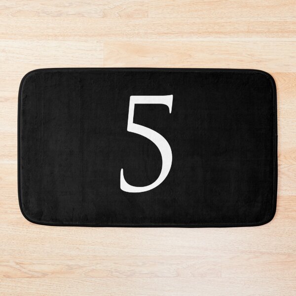 Item preview, Number Five / 5 - Stylish Serif Font (White) designed and sold by STUDIO-72.