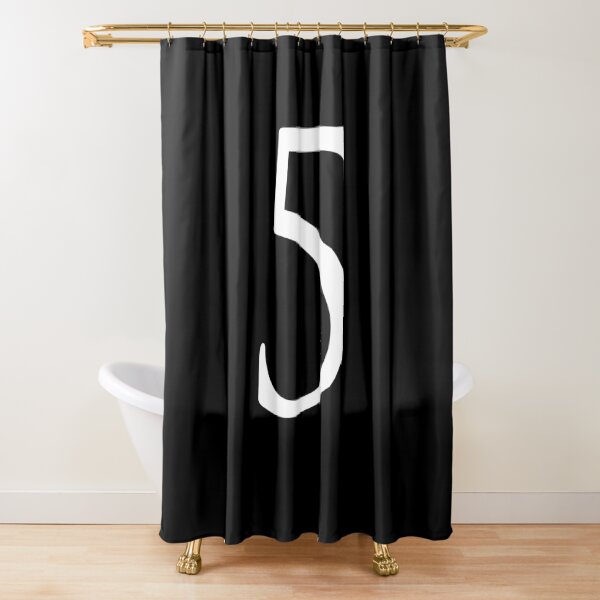 Item preview, Number Five / 5 - Stylish Serif Font (White) designed and sold by STUDIO-72.