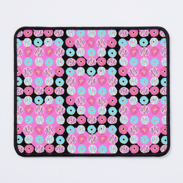 Item preview, Sprinkle Donuts With pink heart and black background designed and sold by missmann.