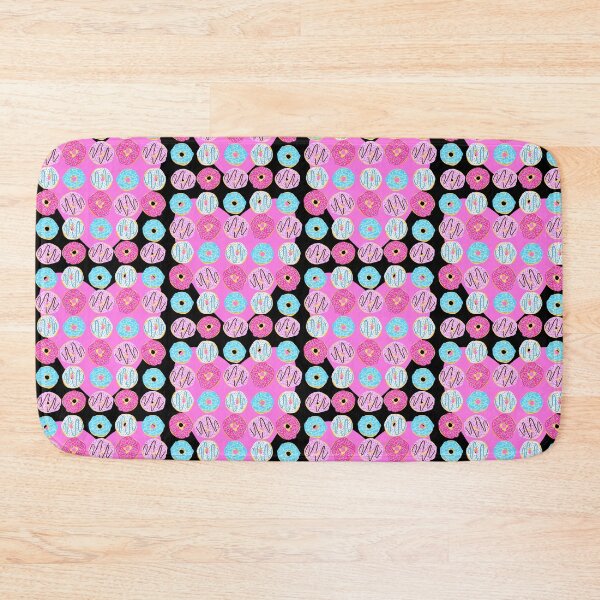 Item preview, Sprinkle Donuts With pink heart and black background  designed and sold by missmann.