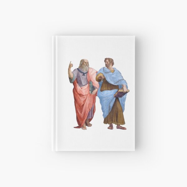Plato and Aristotle Hardcover Journal