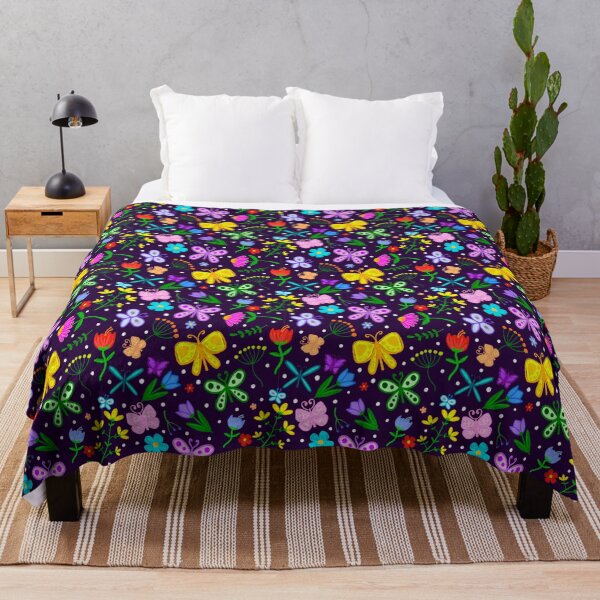 Item preview, Hand Drawn Whimsical Garden at Night designed and sold by Lorenza Krautkraemer Designs.