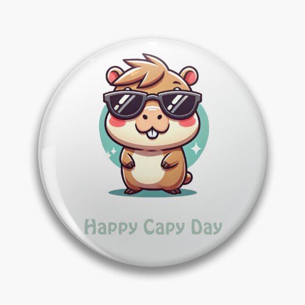 Item preview, Happy Capybara Day! designed and sold by XYZish.