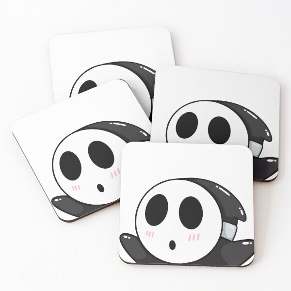 Item preview, Ghost Black Shy Boy Anime Sticker Peeker designed and sold by d0ct0rsnuggles7.
