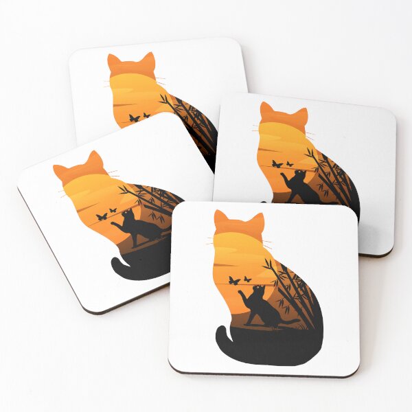 Item preview, Kitty cat looking at sunset designed and sold by MoSaid.