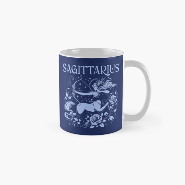 Item preview, Blue Sagittarius Woman Zodiac designed and sold by humnoo.
