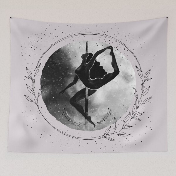 Item preview, Moonlight Pole Dancer - Grace Under the Stars designed and sold by Printicato.