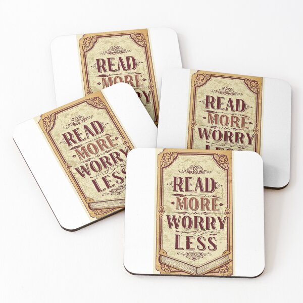Item preview, READ MORE WORRY LESS designed and sold by FitEnvy.