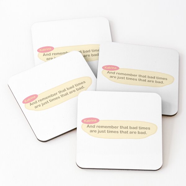 Item preview, ac bad times quote designed and sold by midwest indigo.