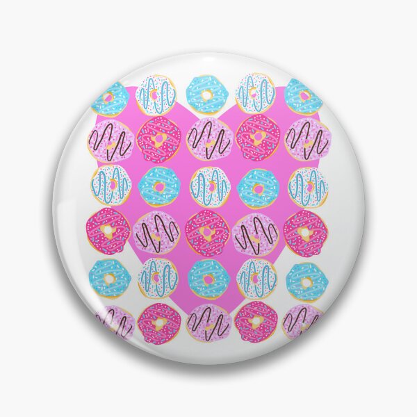 Item preview, Sprinkle Donuts With Pink Heart designed and sold by missmann.