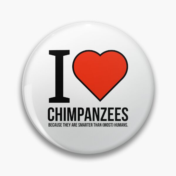 Item preview, I love chimpanzees  designed and sold by Rachel the Artist .