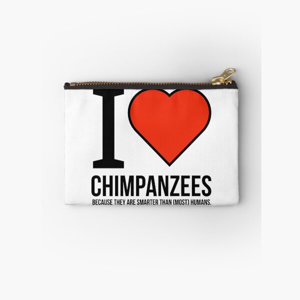 Item preview, I love chimpanzees  designed and sold by Rachel the Artist .