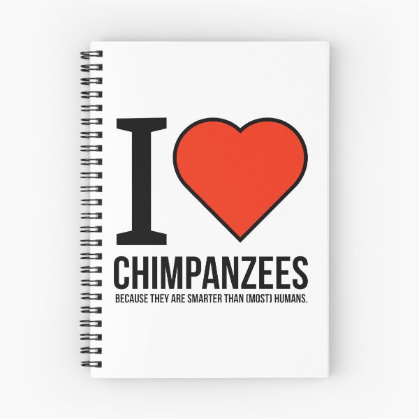 Item preview, I love chimpanzees  designed and sold by Rachel the Artist .