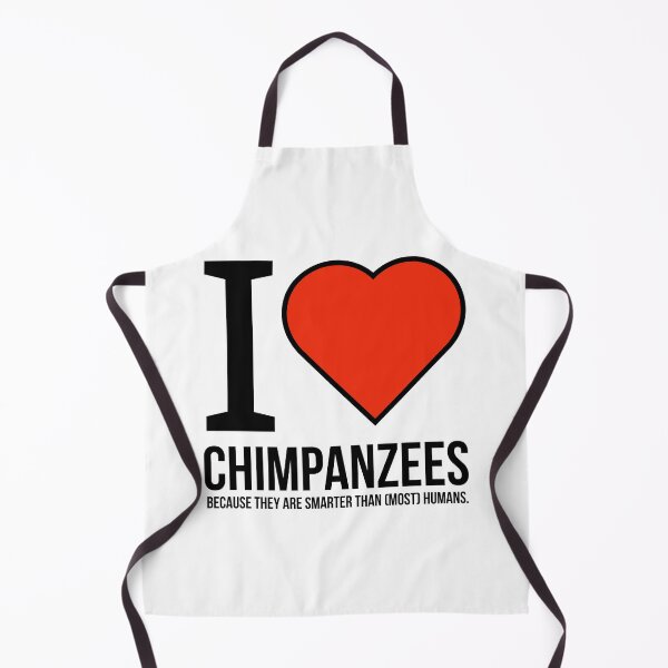 Item preview, I love chimpanzees designed and sold by Rachel the Artist .
