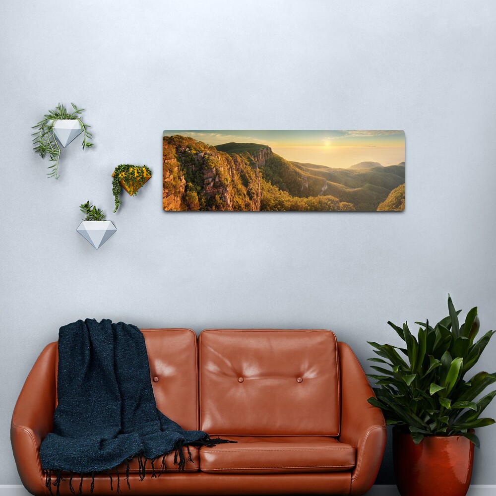 Mt William from Mitchell Plateau, Grampians, Victoria, Australia Metal Print