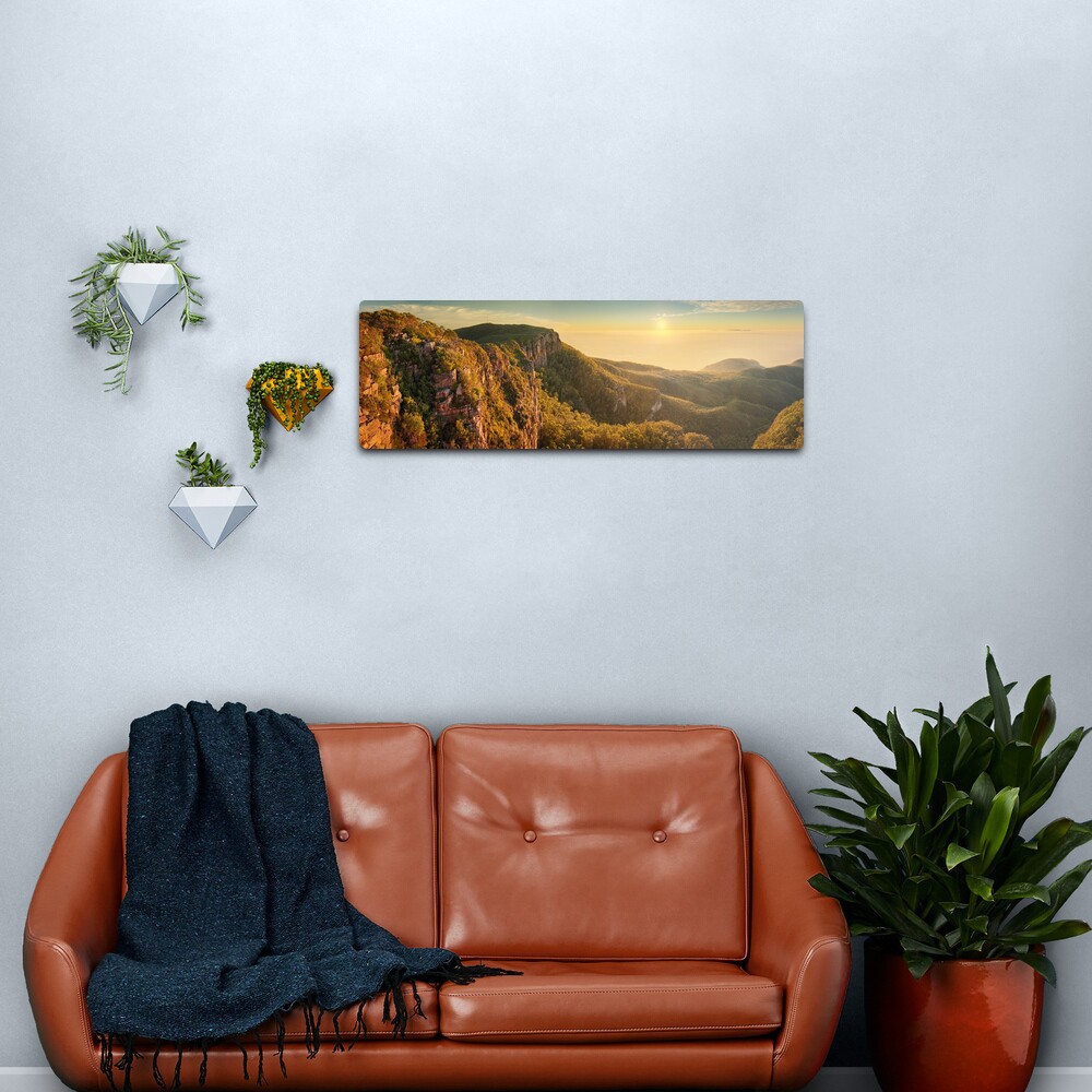 Mt William from Mitchell Plateau, Grampians, Victoria, Australia Metal Print