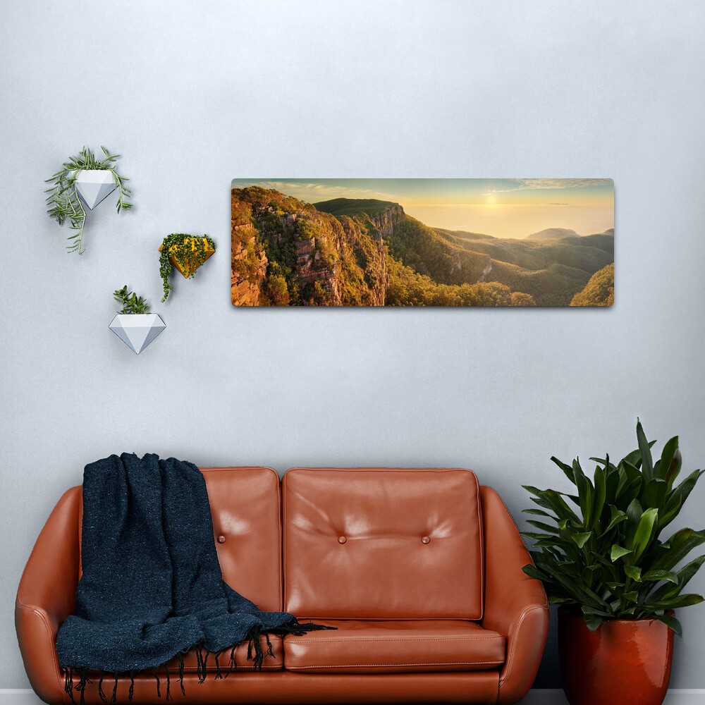 Mt William from Mitchell Plateau, Grampians, Victoria, Australia Metal Print