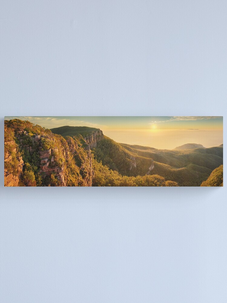 Alternate view of Mt William from Mitchell Plateau, Grampians, Victoria, Australia Canvas Print