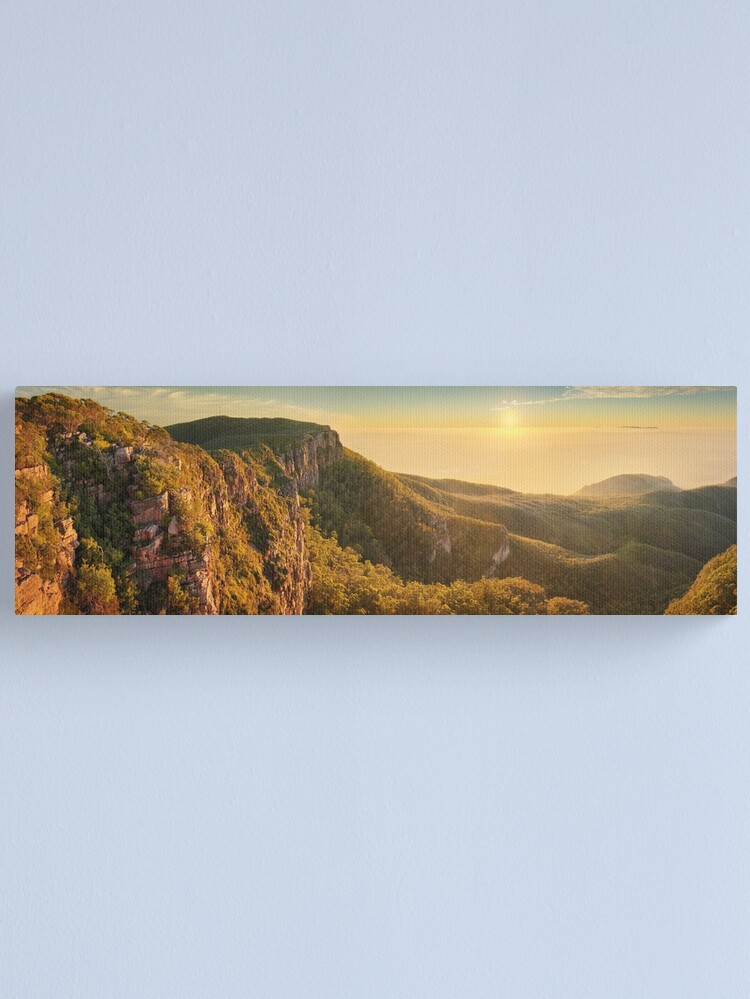 Alternate view of Mt William from Mitchell Plateau, Grampians, Victoria, Australia Canvas Print