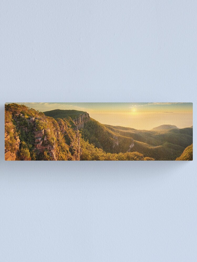 Alternate view of Mt William from Mitchell Plateau, Grampians, Victoria, Australia Canvas Print