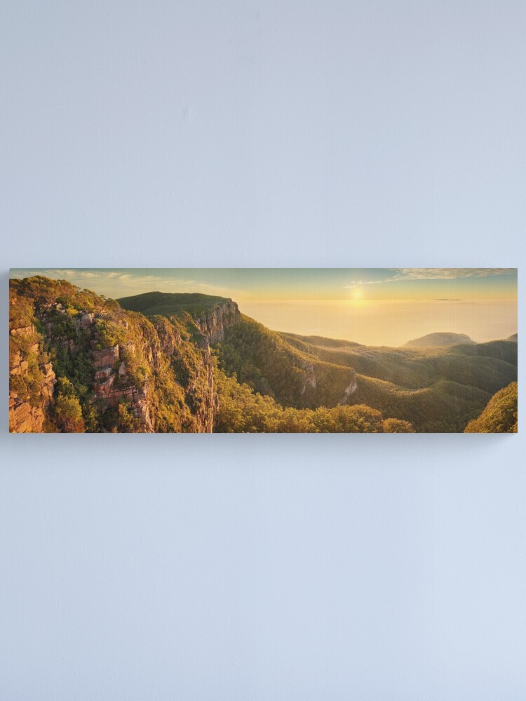 Alternate view of Mt William from Mitchell Plateau, Grampians, Victoria, Australia Canvas Print