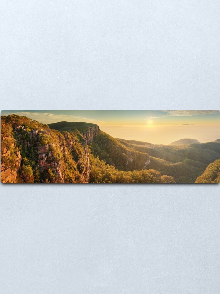 Alternate view of Mt William from Mitchell Plateau, Grampians, Victoria, Australia Metal Print