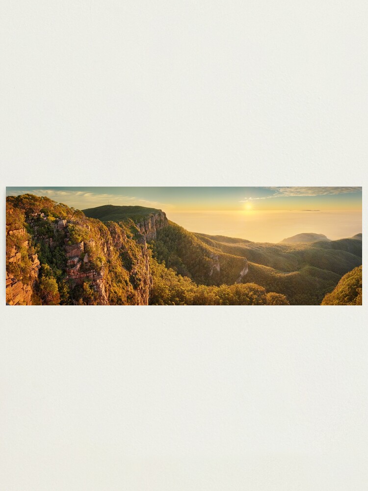 Alternate view of Mt William from Mitchell Plateau, Grampians, Victoria, Australia Photographic Print