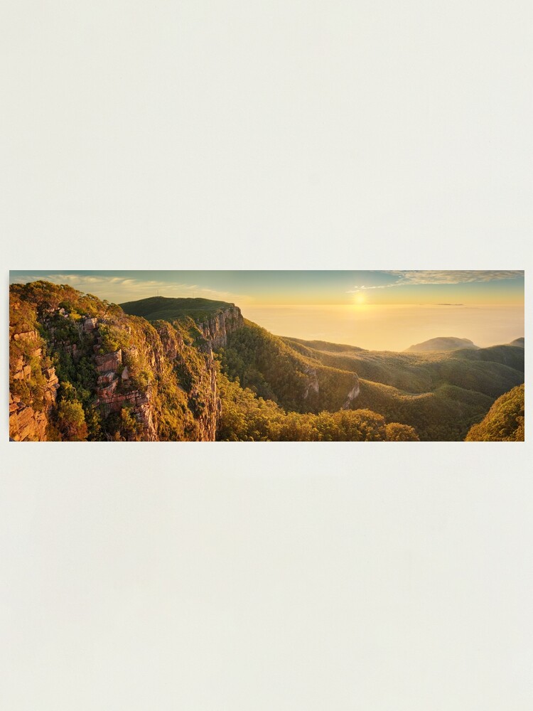 Alternate view of Mt William from Mitchell Plateau, Grampians, Victoria, Australia Photographic Print