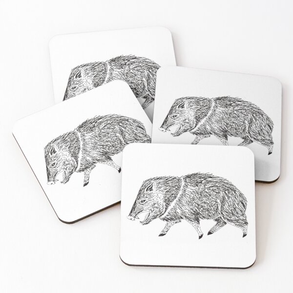 Item preview, Javalina - Texas Wildlife - The Skunk Pig designed and sold by OldSoulArt.