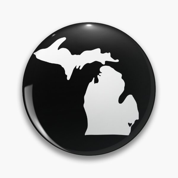Item preview, detroit, michigan white designed and sold by midwest indigo.
