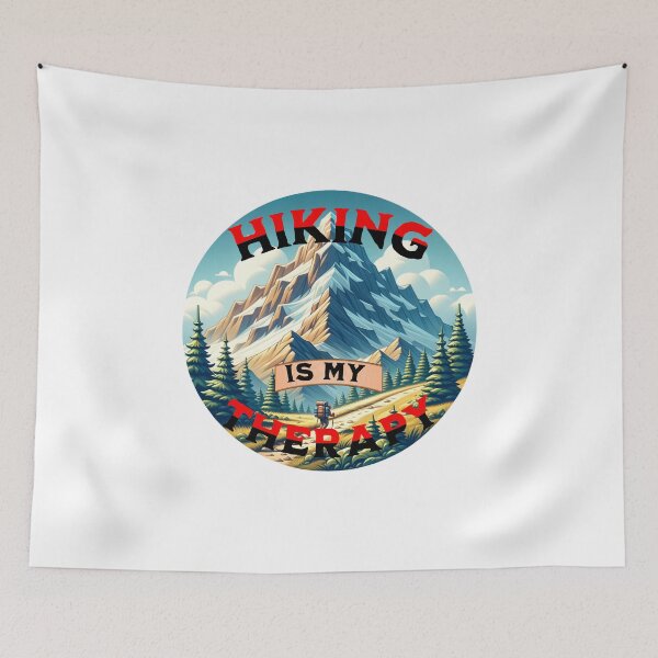 Item preview, Hiking is My Therapy designed and sold by Birkenmann.