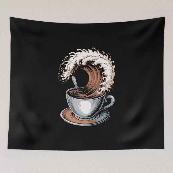 Item preview, The Great Wave Of Coffee designed and sold by Redgiant87x.