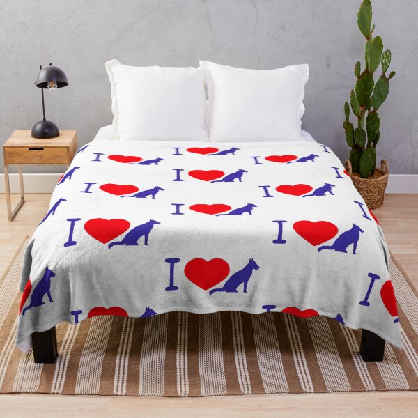 Item preview, Dog I Love Dogs Heart Symbol Cool Dogs Lover Logo Comic Cartoon designed and sold by shirt-o-mat.