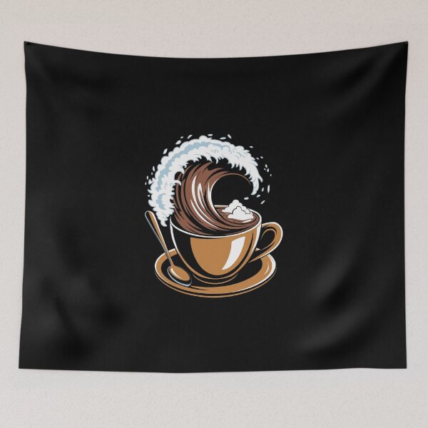 Item preview, The Great Wave Of Coffee designed and sold by Redgiant87x.