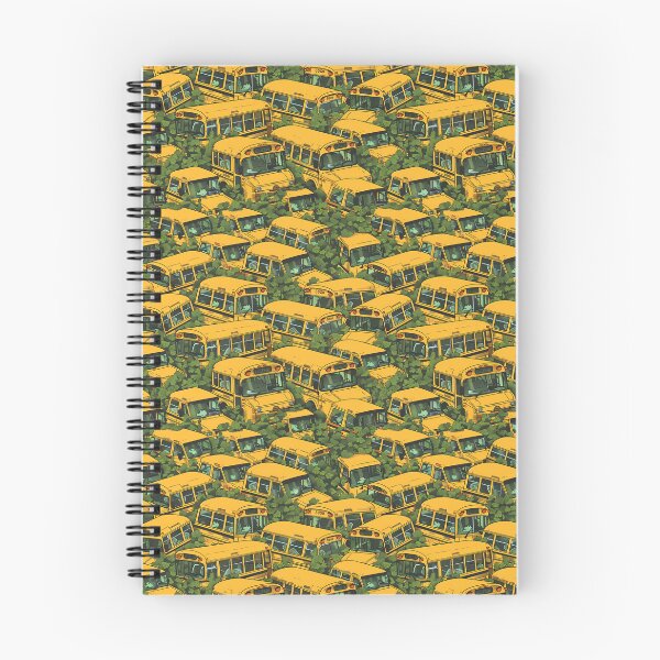 Item preview, School Buses and Clovers Saint Patrick's Day Pattern designed and sold by LittleShopOrion.